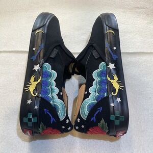 Vans Slip On Shoes Desert Embellish Size M10.5 W12 Shoe Embroidered Rose Rock